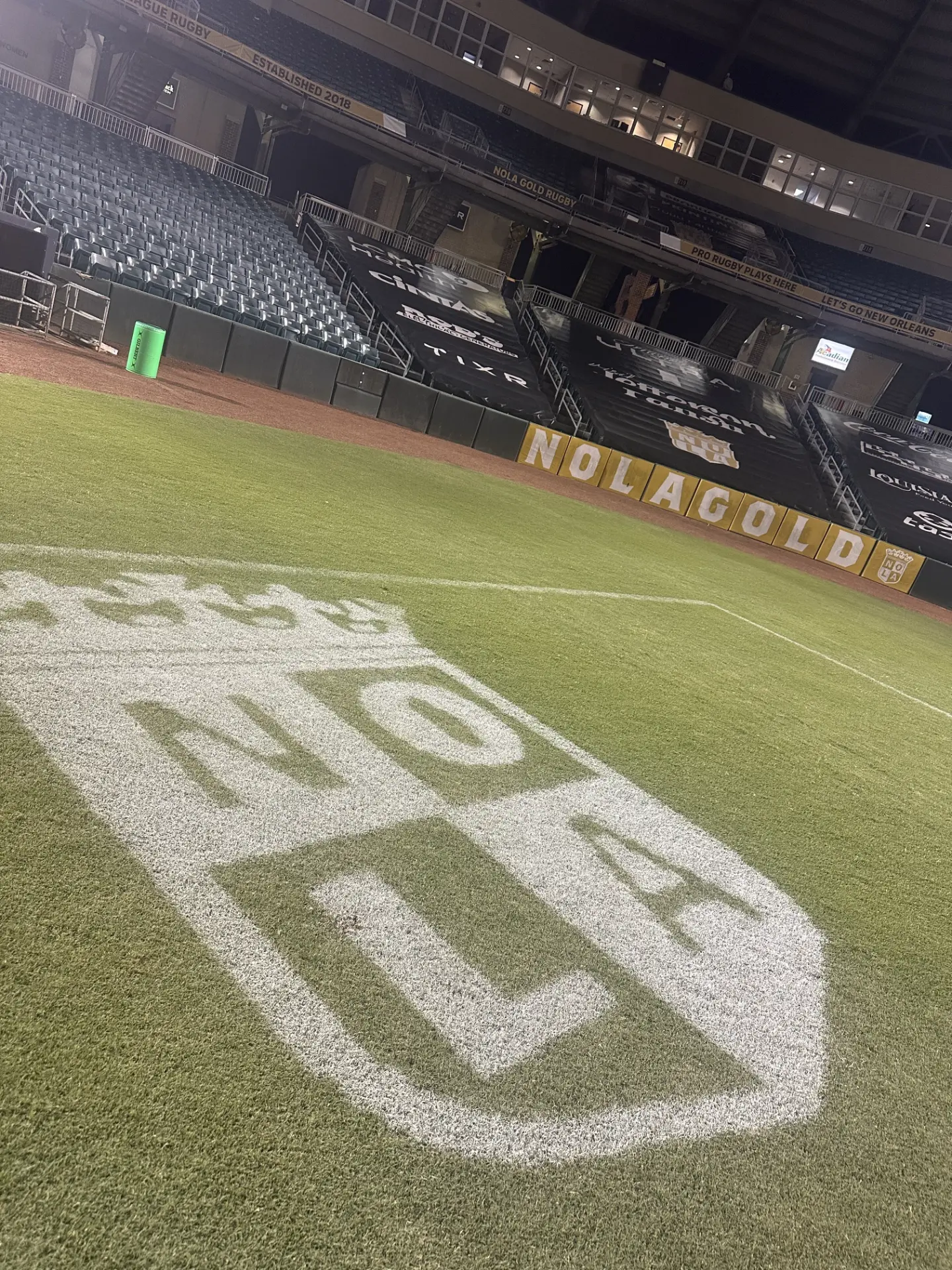 NOLA Gold Rugby stadium prepared for match day