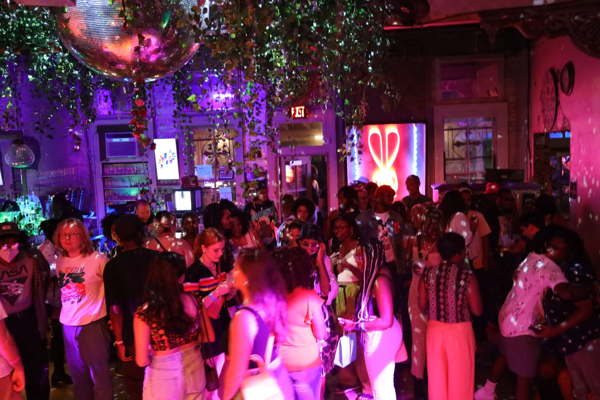 Sunset Showcase performers and audience in New Orleans