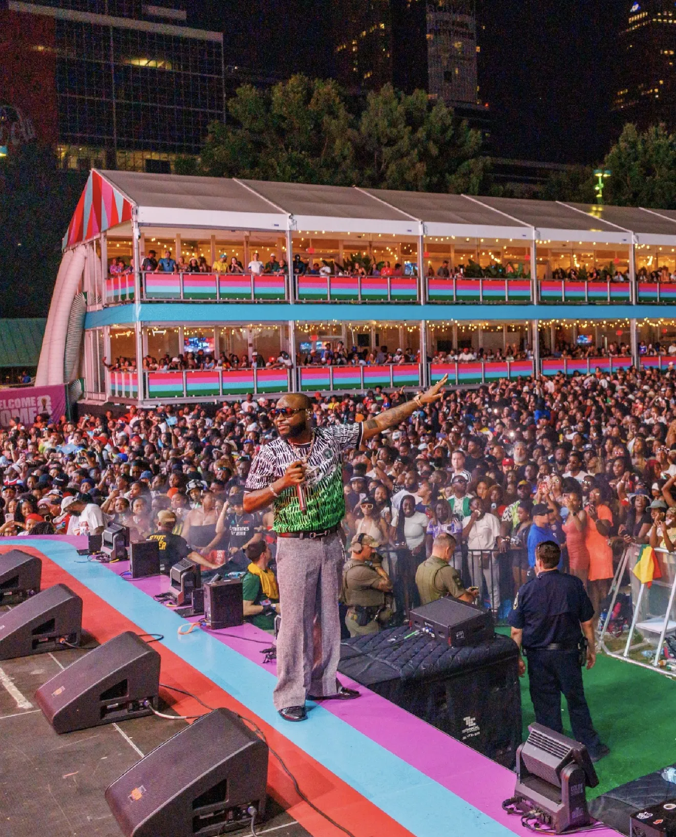 Festival production activity at FIFA Fan Festival Atlanta